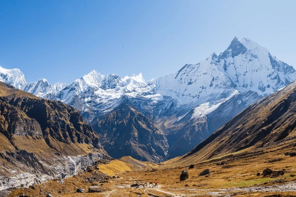 view of annapurna masiff