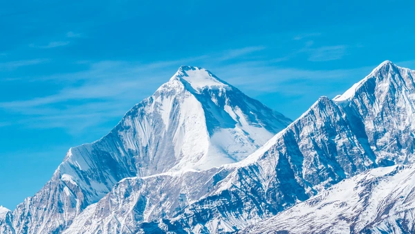 mountain landscape of annapurna